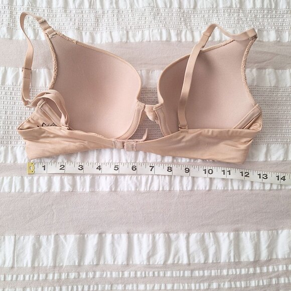 Maidenform Nude Lace Detail Push-up Bra 36A - Picture 8 of 9